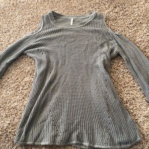 Off the shoulder sweater